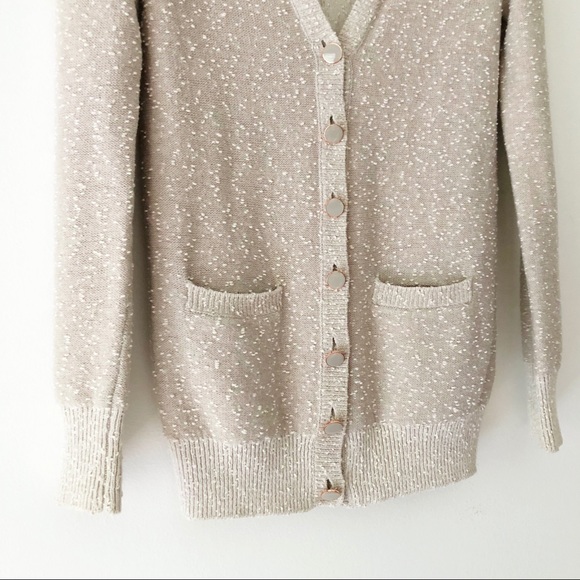 Marc By Marc Jacobs Textured Beige Cardigan - Picture 6 of 8
